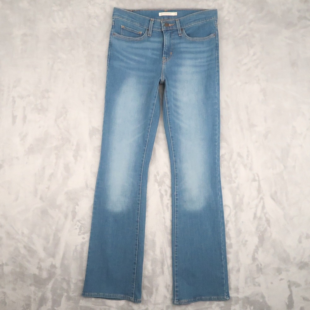 Levi Jeans Womens 28 Fit 29x32.5 Blue 315 Shaping Bootcut 19632-0117 Boho